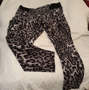 Ashley Stewart Animal Print Ankle Pants